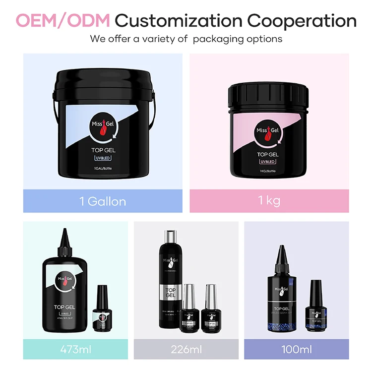 Hema Free Tpo Free Oem Custom Logo Wholesale 15Ml Semi Permanent Nail Top Gel No Wipe Matte Top Gel Matte Top Coat Nail Polish