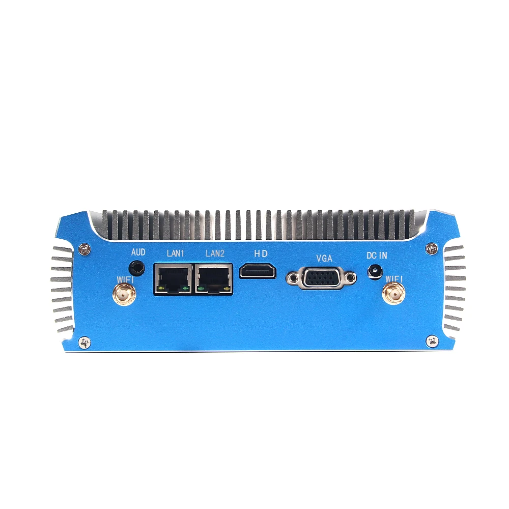 Small Pc Home Cel-reon J4125 J6412 16GB 2HD 6USB 2RS232 4Lan Desktop Office Computer SIM Slot Mini PC