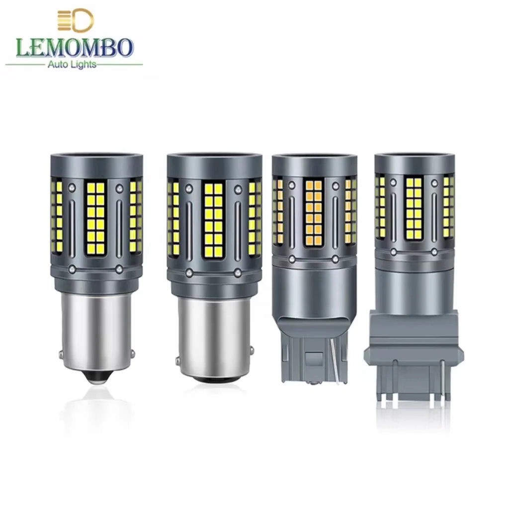 Anti-Stroboscopic Decode Car turn signal light LED brake bulb 2016 84SMD 1156 BA15S BAU15S 1157 3156 T20 7440 reverse tail lamp