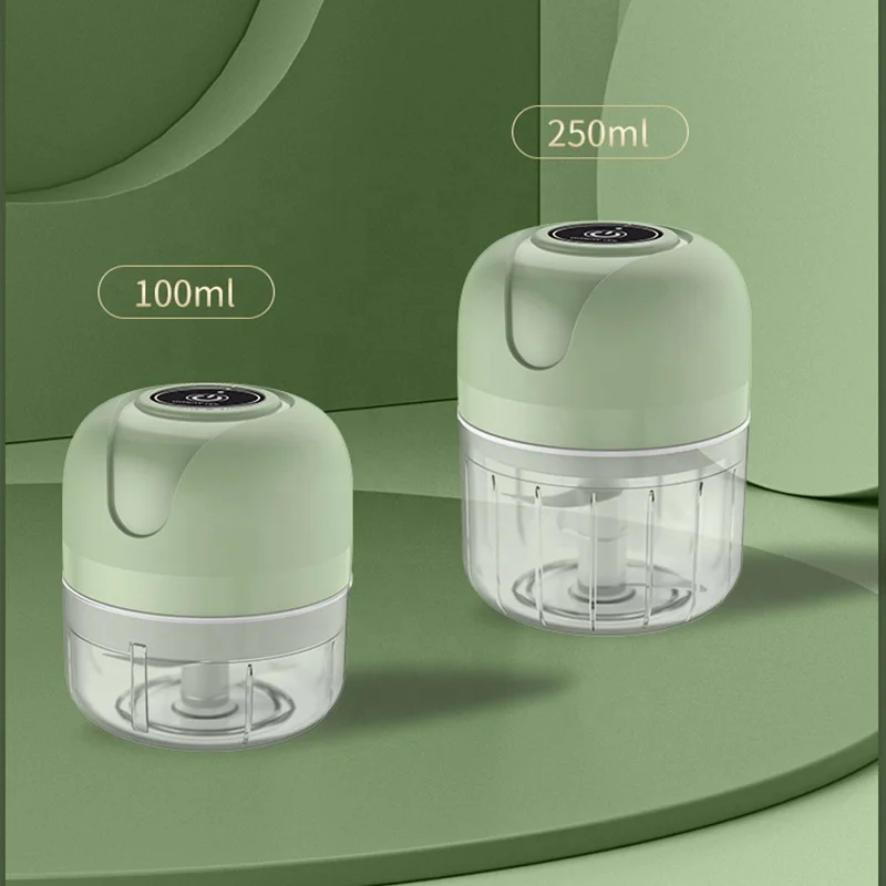 Hot Kitchen Accessory Wireless electric garlic rammer Cutter Pull meat mini electric slicer food electronic vegetable chopper