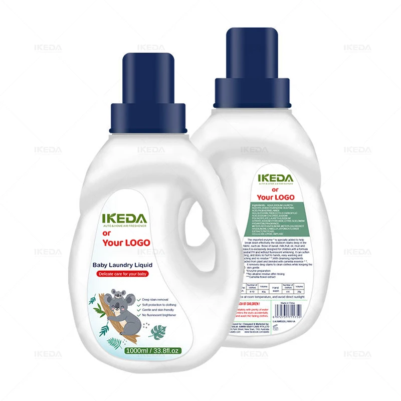 IKEDA organic laundry detergent plastic laundry detergent bottle laundry liquid detergent