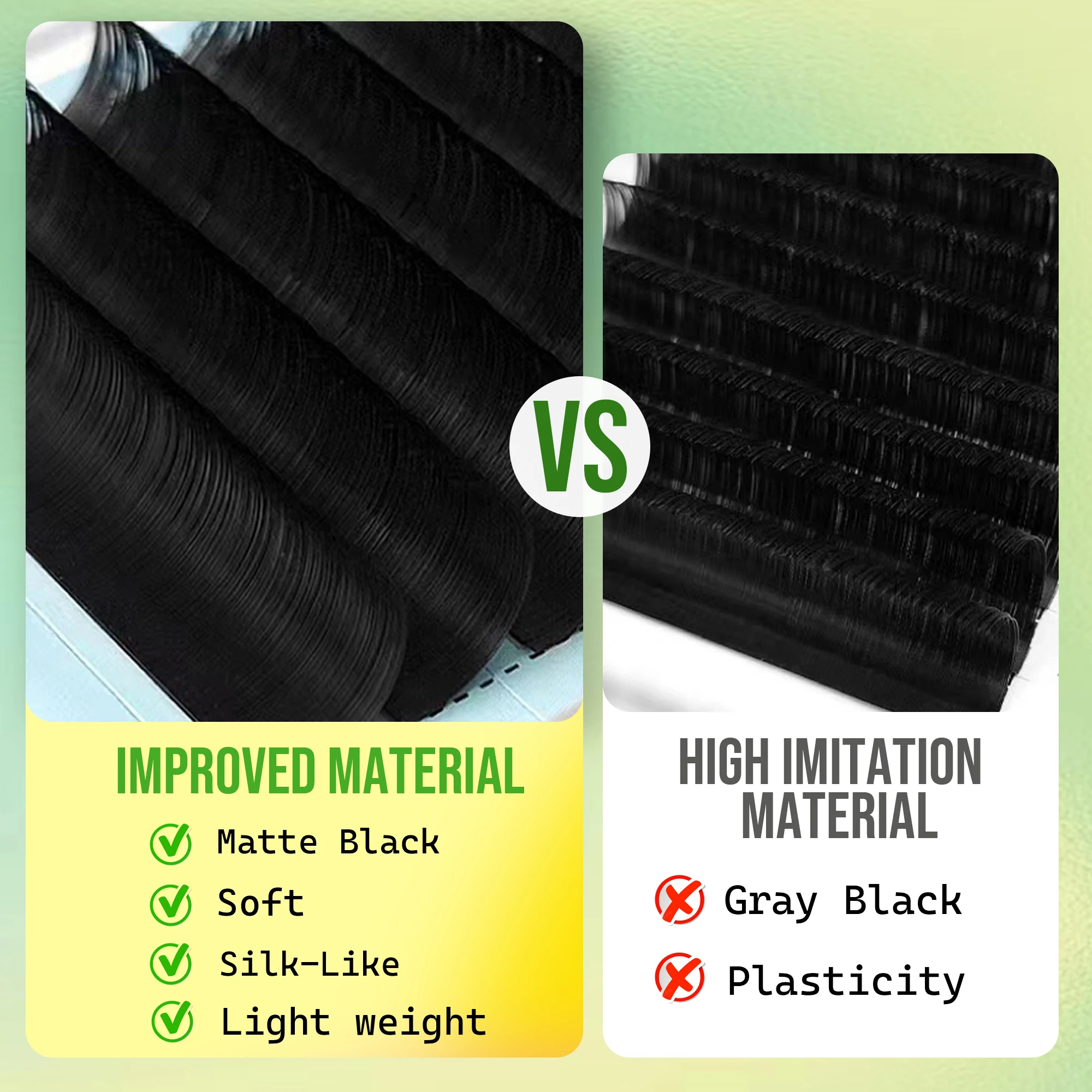 individual eyelash extensions volume CD lash trays mink russian volume fans eyelash extensions