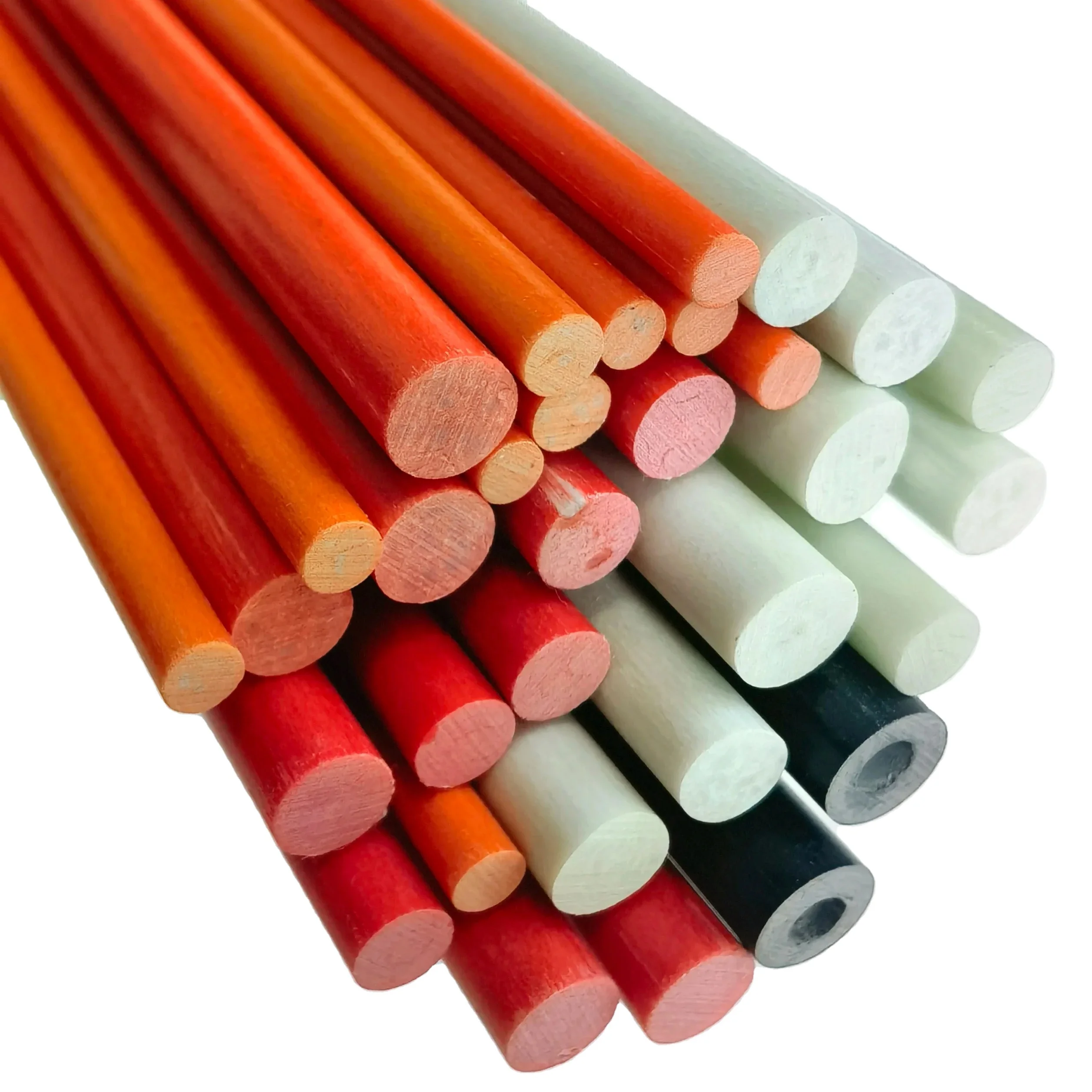 Fiberglass Vineyard Stakes 5 mm Red Tapered Flexible FRP Fiberglass Plant Stakes