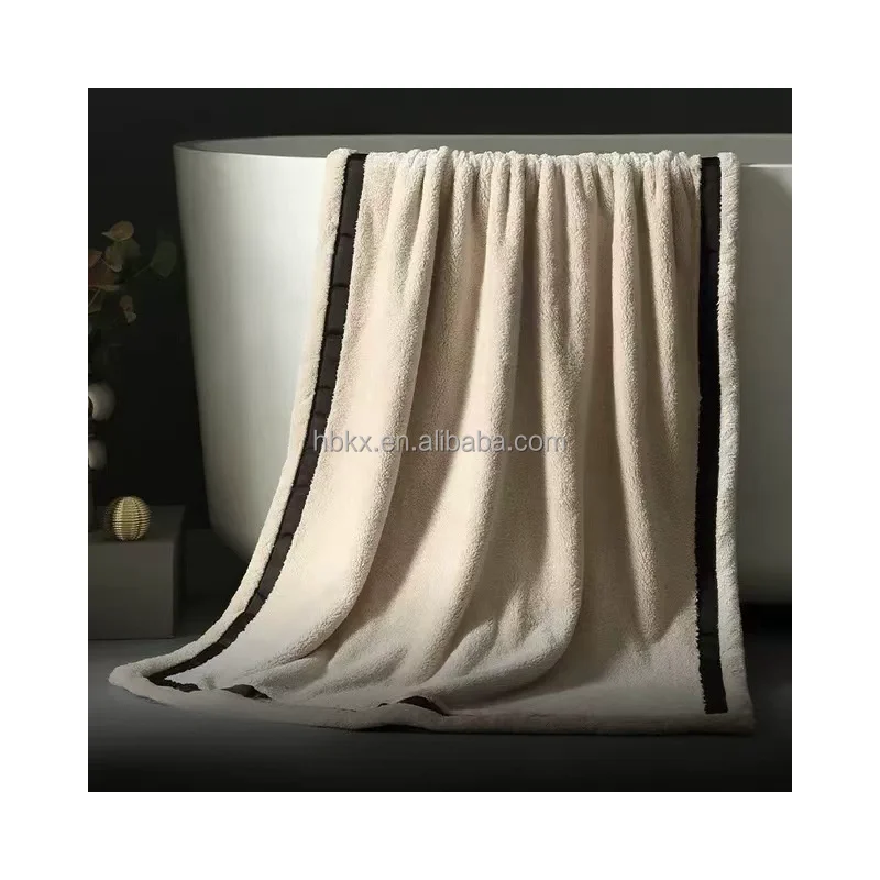 Hot sale 80*160 cm 35*80 cm high quality strong water absorption high GMS baby grade bath towel bath towel set