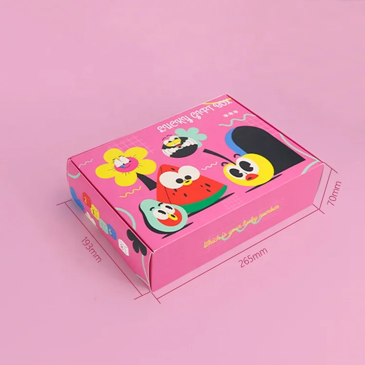 Newest Pink Vacuum Empty Cosmetic Makeup False Eyelashes Tools Empty Advent Calendar Box