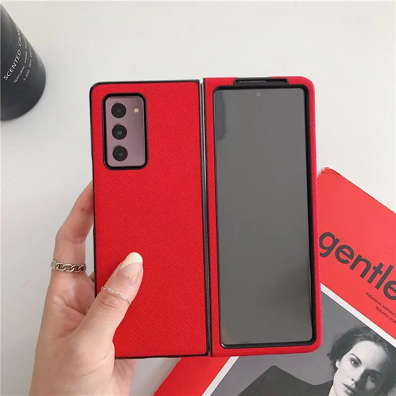  Чехол-книжка из искусственной кожи для Samsung Galaxy Z Fold