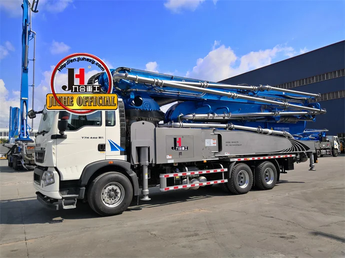 JIUHE Concrete Pump 48m Truck-Mounted Concrete Pump Truck Mounted 17m 20 25m 30m 38m 43m 52m 56m 58m 63m 70m Concrete Pump Truck