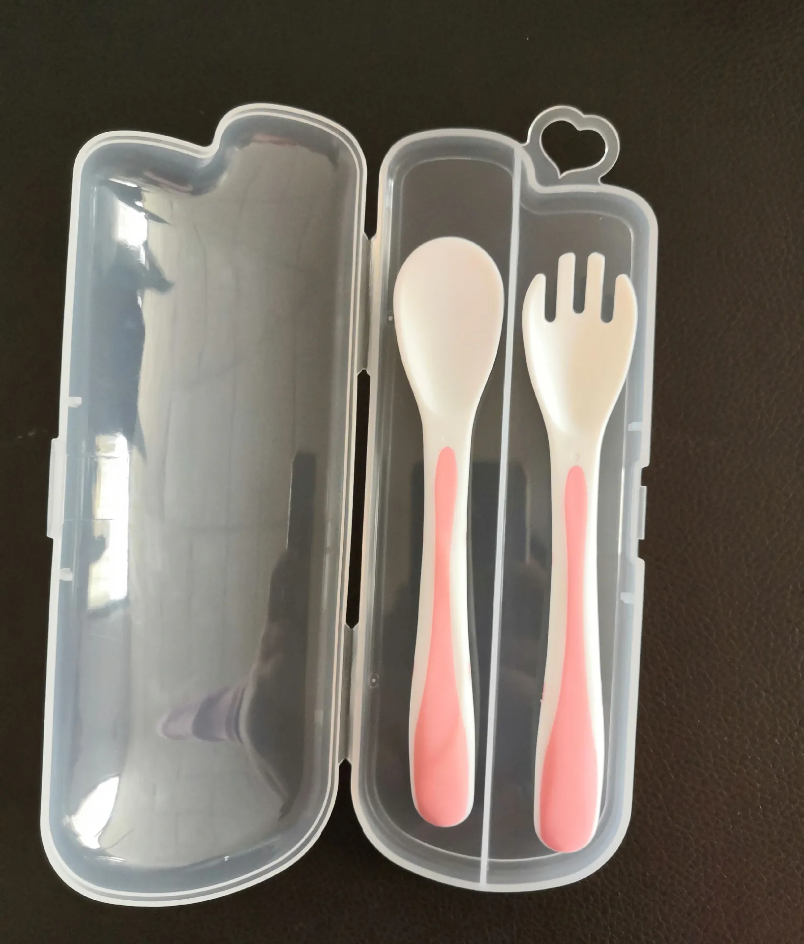 2022 Gift Box Baby PP Spoons Animals Shape Baby Feeding Spoon Food Grade Baby Spoon And Fork Set