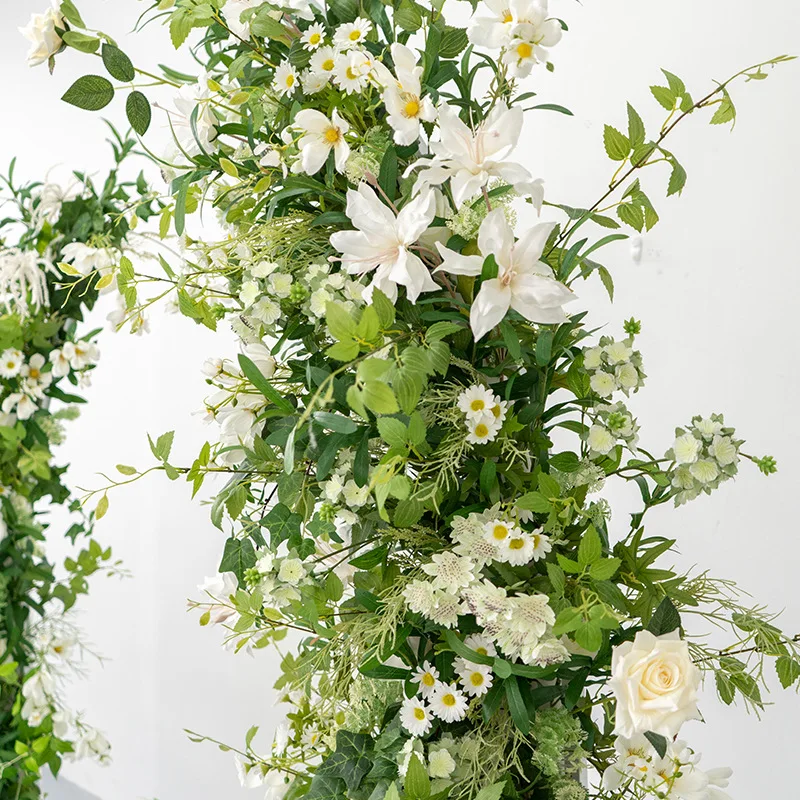 New Arrival Artificial Flowers Arch Stand Greenery Arch Wedding Arch