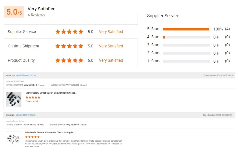 High Quality Kitchen Glass Door Handles Shower Aluminum Door Handle