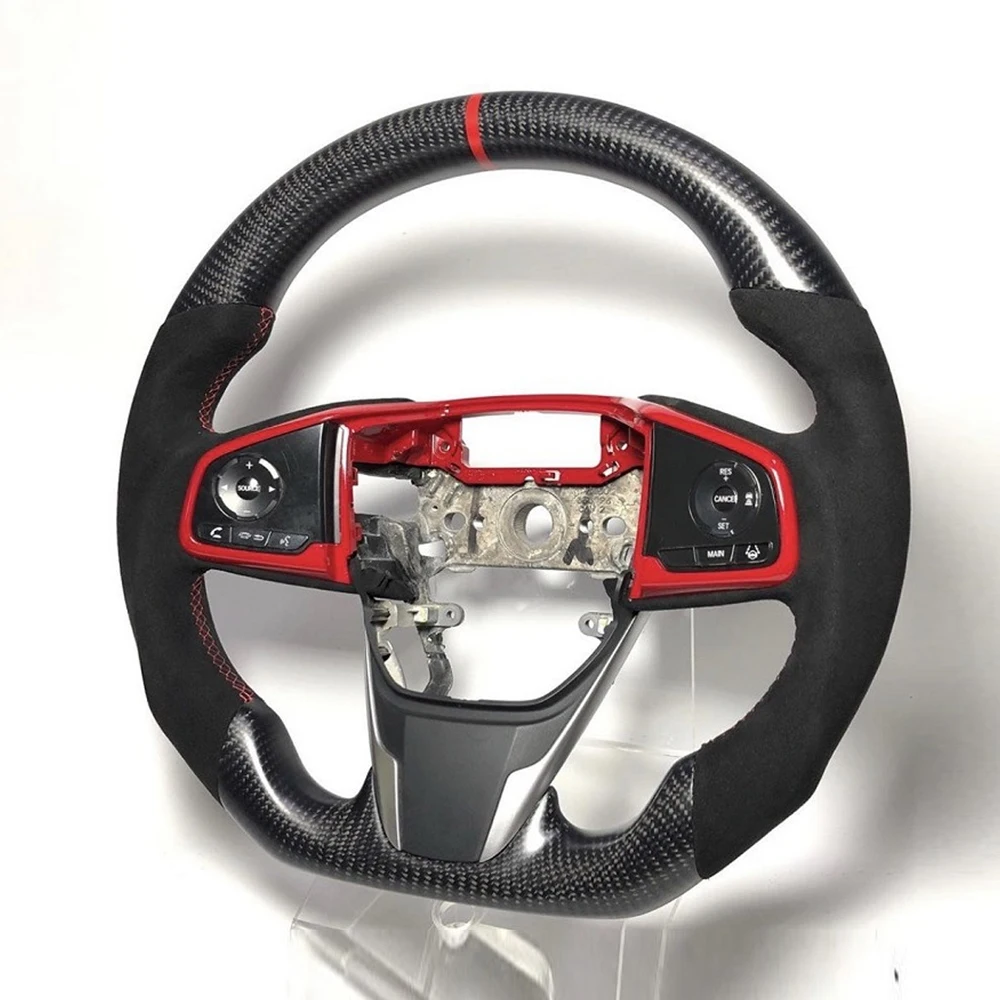 Personalized steering wheel Carbon Fiber Steering Wheel For Honda CRV HR-V Civic 11th Type R FL5 SI Acura Integra