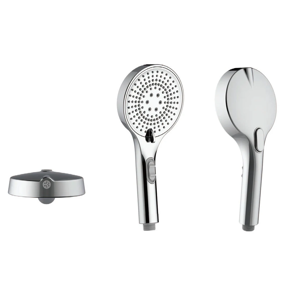 4F818F four function instant modern shower head  bathroom rainfall  shower head with ON/OFF switch and high pressure top spray