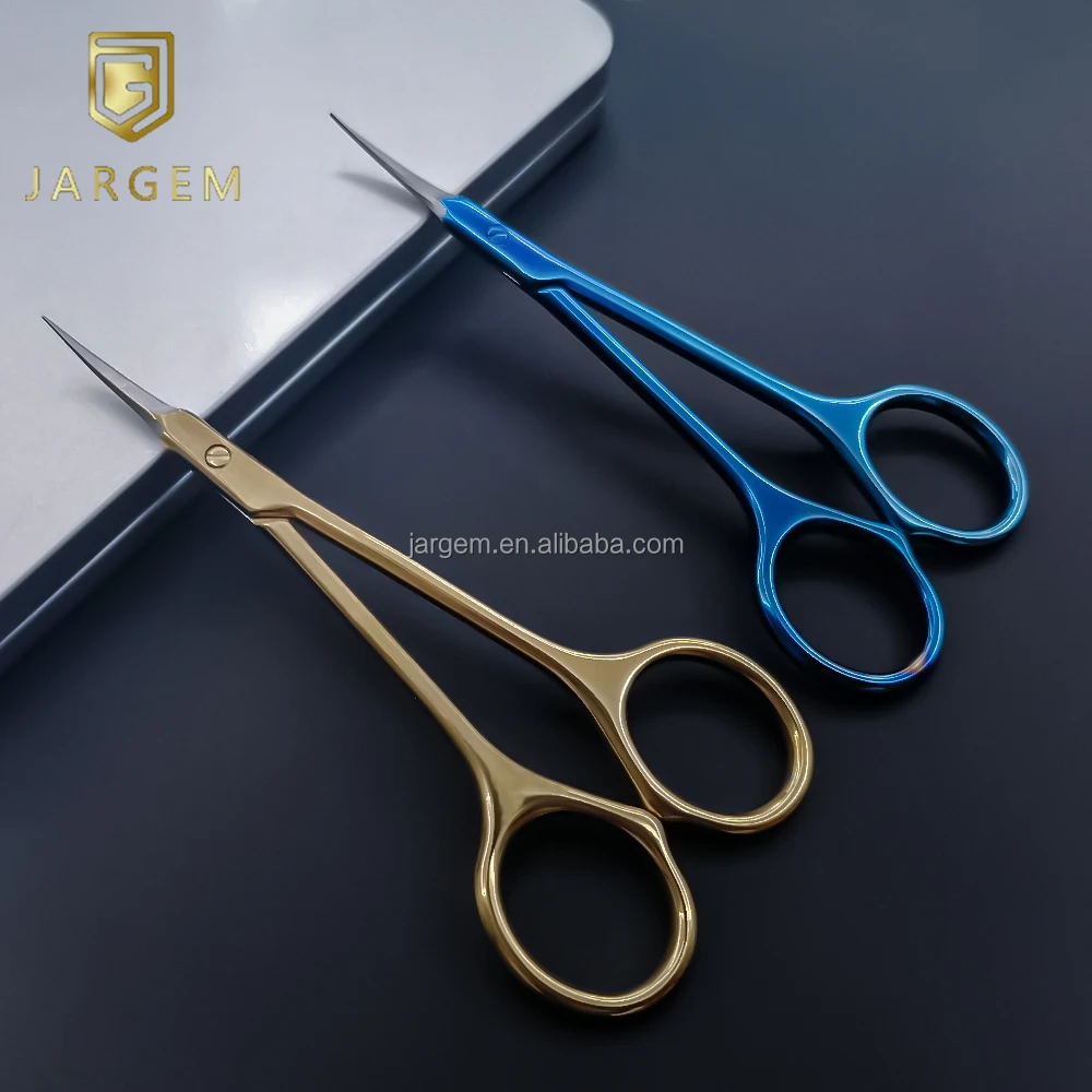 Professional Manufacturer Wholesale Curved Nail Cuticle Scissors Manicure Scissors