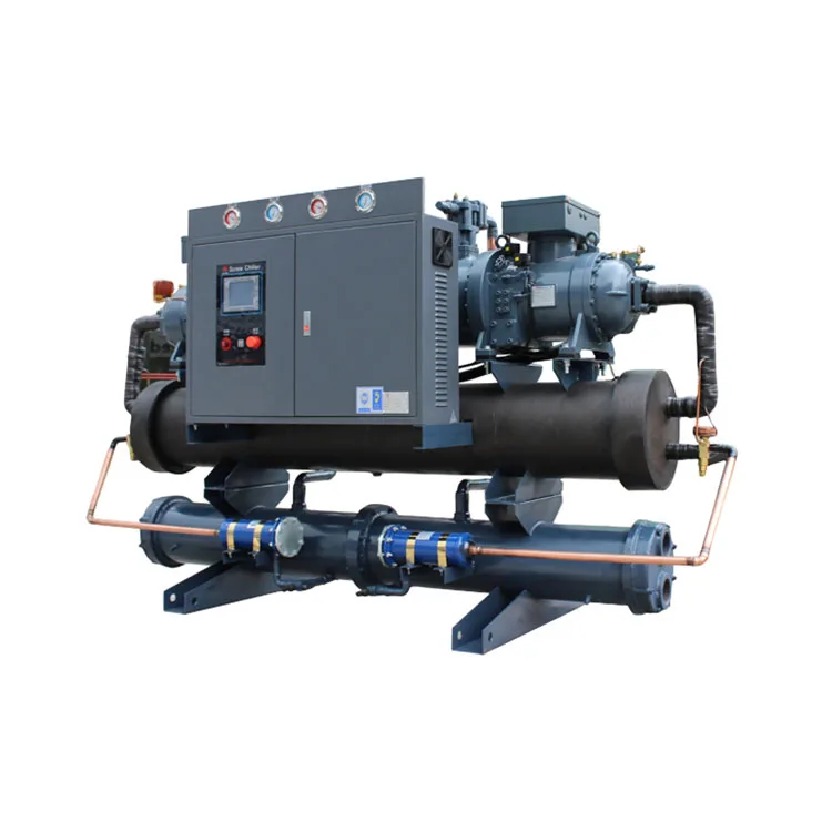  Винтовой двойной компрессорный охладитель с водяным охлаждением оптовая продажа завода высокое качество.