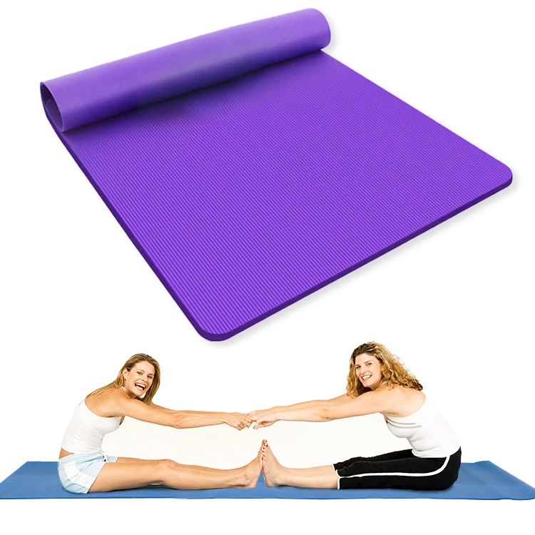 NBR Yoga exercise popular use yoga mat custom logo non-slip soft yoga mats for women