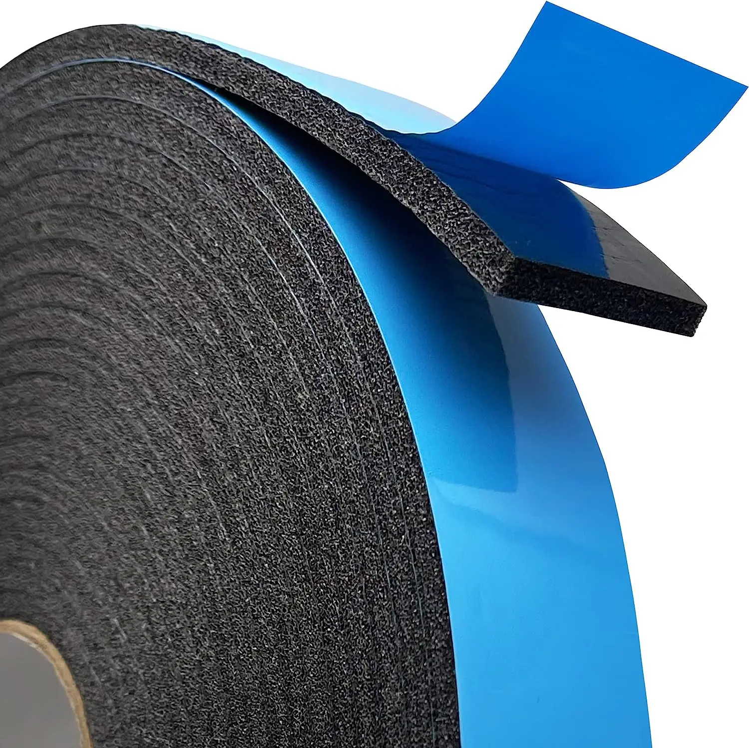 Wholesale Price 0.5mm 0.8mm 1mm 1.5mm 2mm 3mm 4mm 5mm Black White Acrylic Adhesive Polyethylene Closed Cell Foam Tape Roll