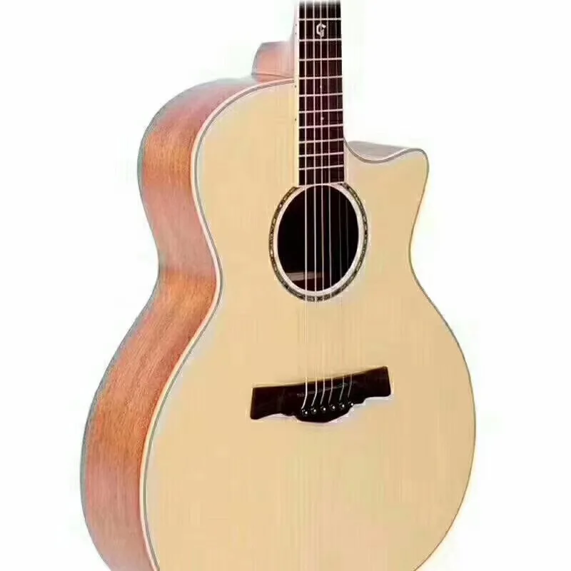 Geake G-201A 40 дюймов ручной работы наивысшего елового Акустическая гитара