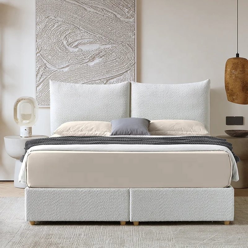 Customized Luxury Comfortable Storage Bed Gas Lift Ottoman Bed King Frame Bed