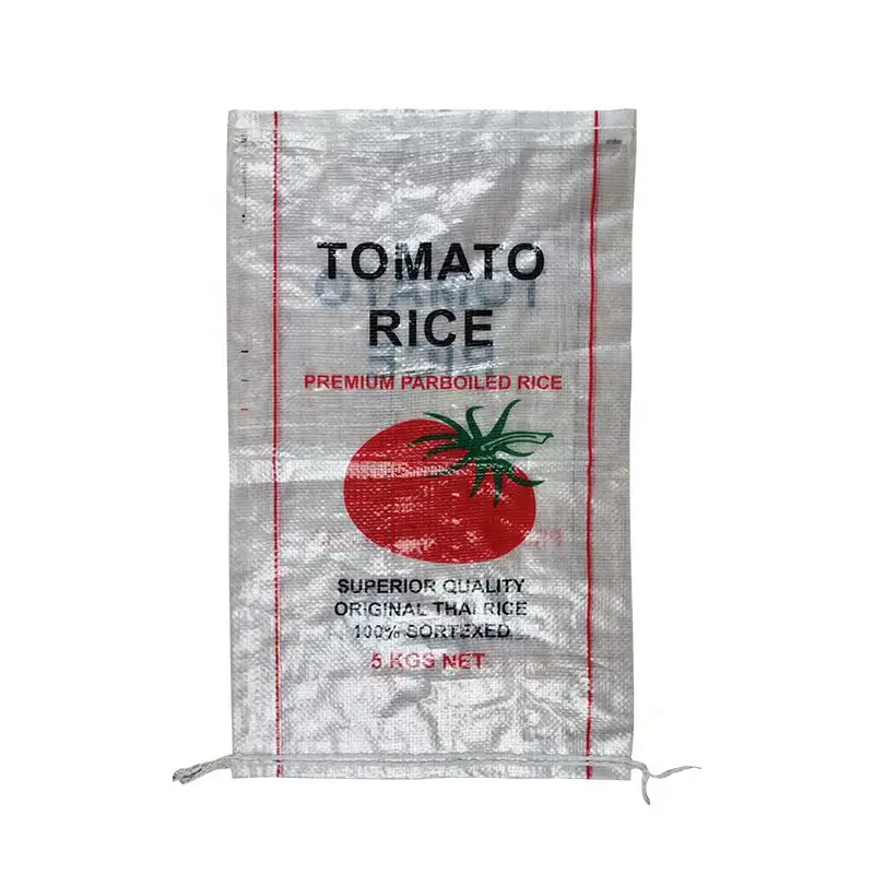 High Quality Offset Printing Pp Woven Packaging Bag 25kg 50kg Recyclable Grain Bags