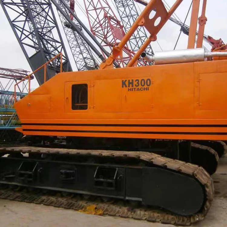 Использованный оригинальный японский гусеничный кран HITACHI Kh300 80 тонн в