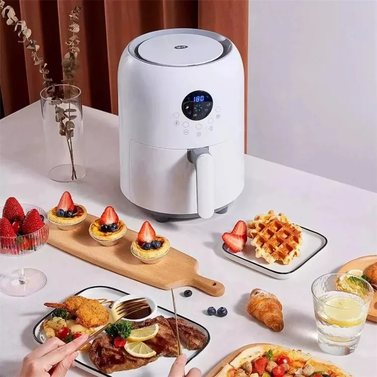 Original Xiaomi Youpin Youban 2.6L Cooker Air Fryer Chicken Oil Free Pot Health Fryer Smart Touch LCD Electric Smart Air Fryer
