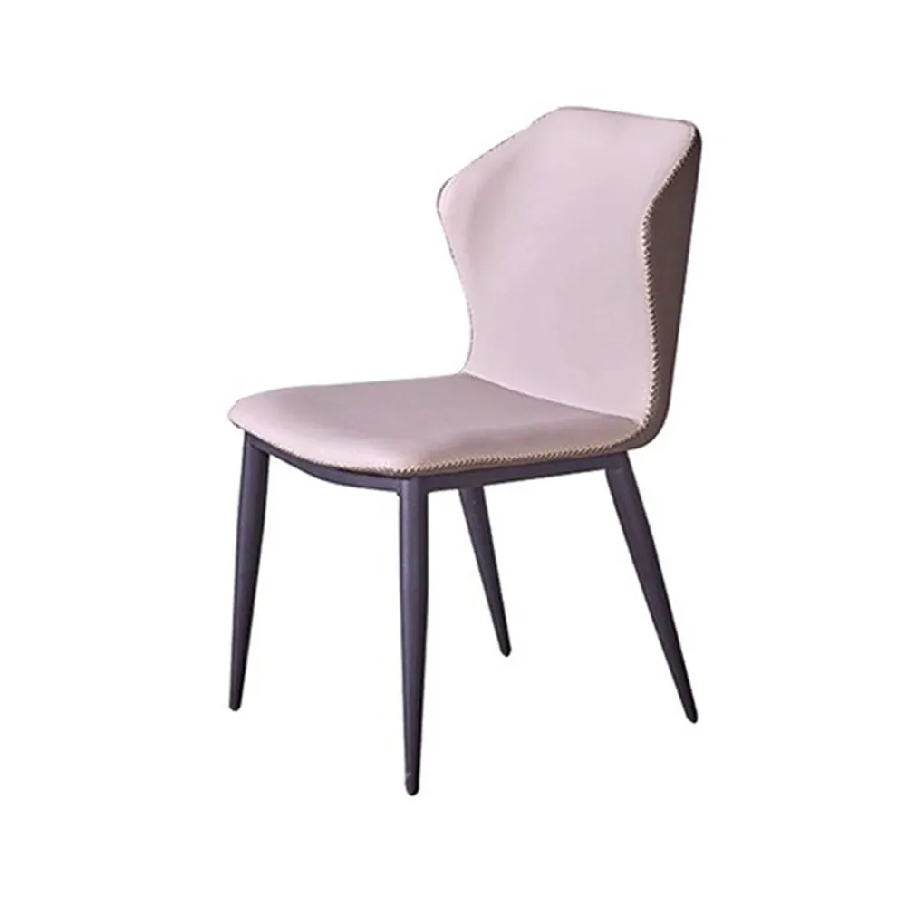 Оптовая продажа, дизайнерские современные минималистичные стулья для отдыха, офиса, гостиной, дома из искусственной кожи, черные стулья для столовой, ресторана, кожа
