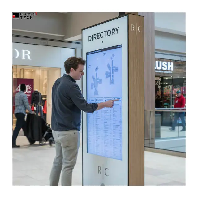 Сенсорный экран Digital Signage напольный игрок Крытый знак