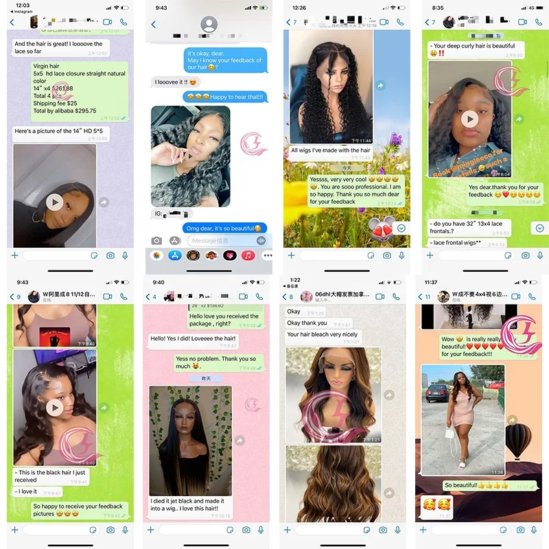 Clj Free Sample Perruques Coupe Highlight Hd Lace Front Africaine Naturelle 2X6 Straight Wigs Human Hair Closure With Bundles