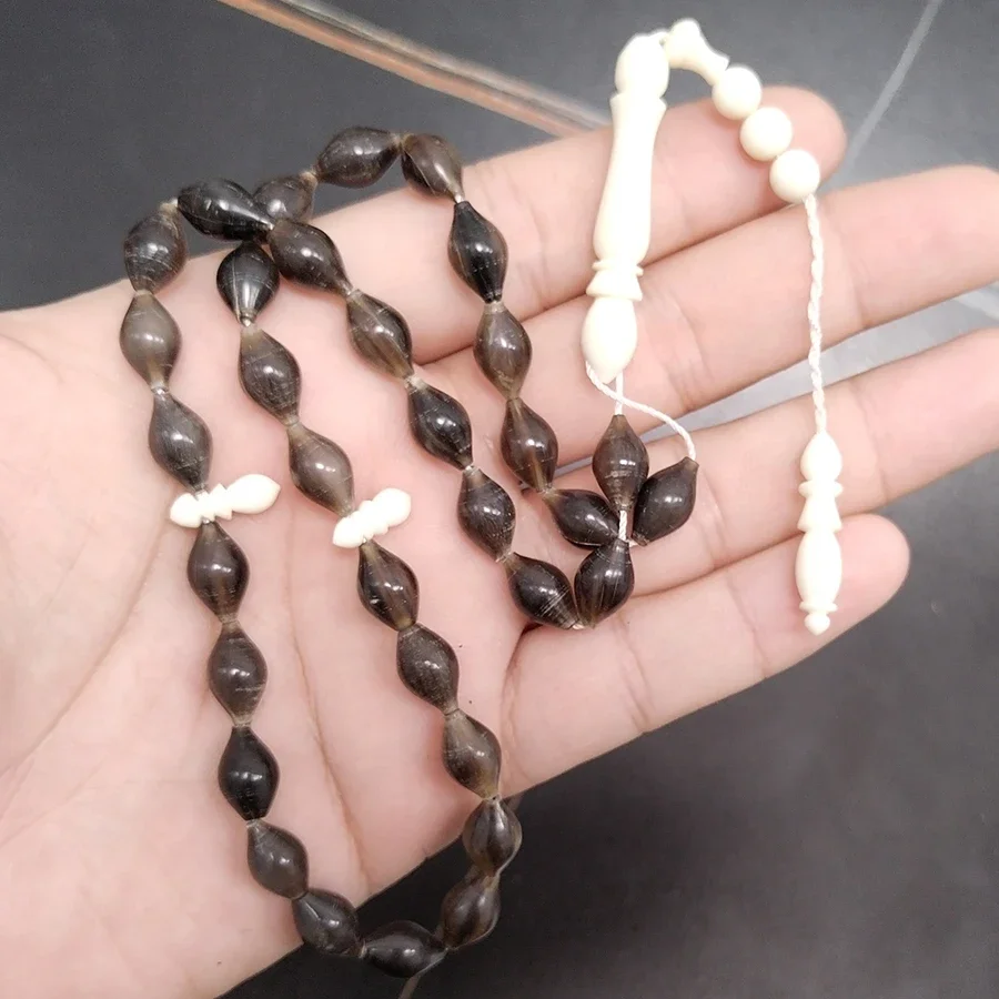High End Luxury Natural Camel Bone Islamic 33 Beads Tasbeeh for Muslim Ramadan Gift from India Export agate