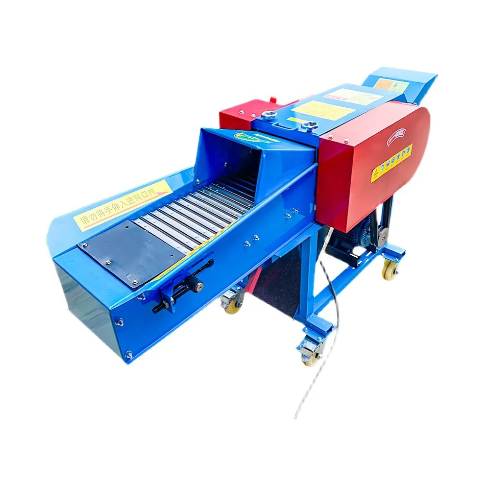 Newest Agriculture Chaff Cutter Powder Silage Machine Farm Crushing and Kneading Straw Chaff Cutter Provided Poultry Farm Cob