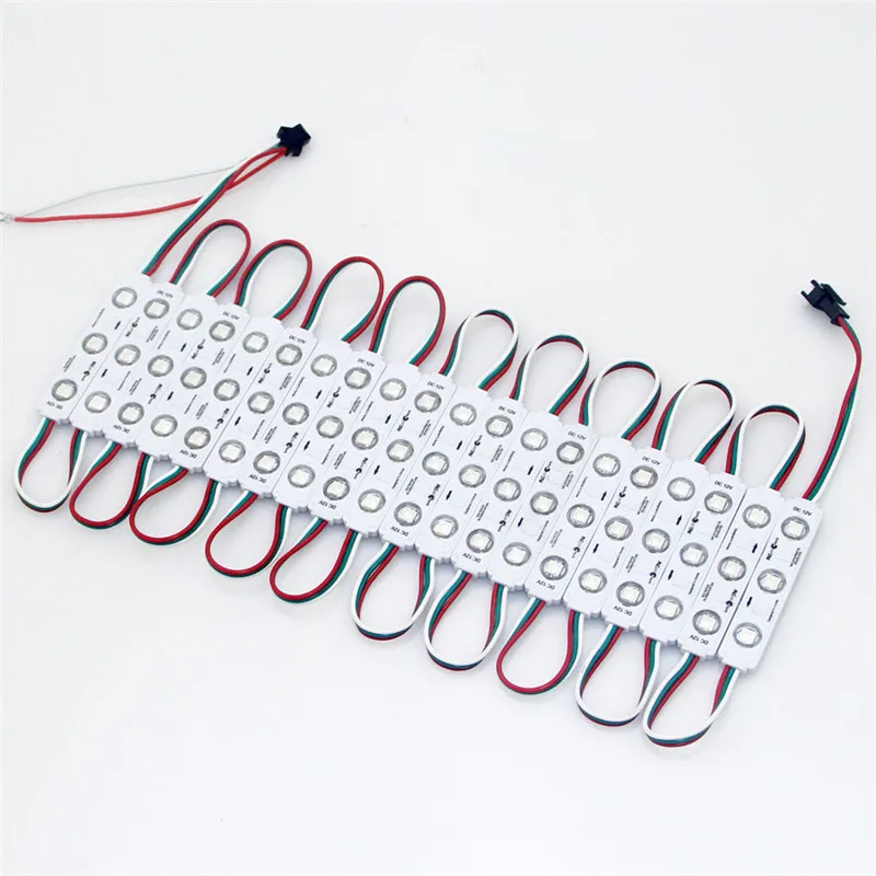 12V 3 LED Waterproof SPI Digital RGB smart Pixel LED point Light addressable WS 1903 2811 LED Module