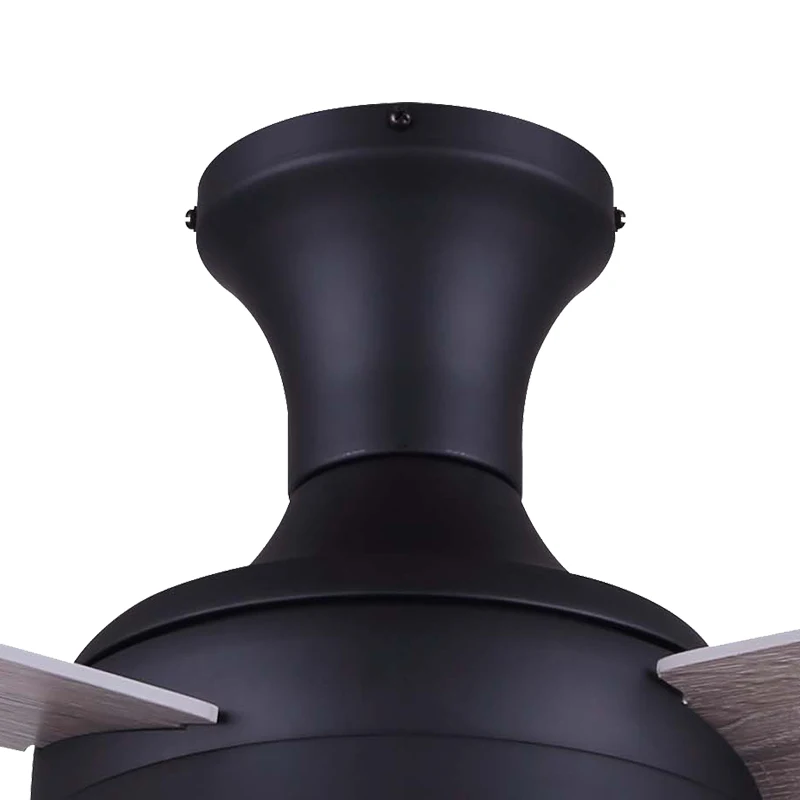 52 inch Modern Air Cooling Fan Home Decorative Hugger ORB Led Ceiling Fan with 3 Plywood Blades, include Wall Control