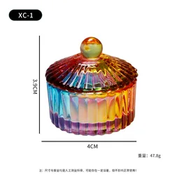 2022 New Product Acrylic Liquid Nail Diamond Glass Heart Crystal Dappen Dish Nail With Lid for acrylic nails
