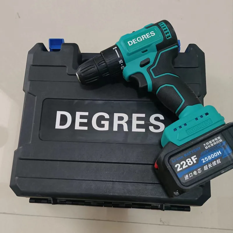 Wrench Hand Electric Cordless Screwdriver Cordless Tool Kits Power Tool Electrical Maintenance Combo Kits Plastic Box