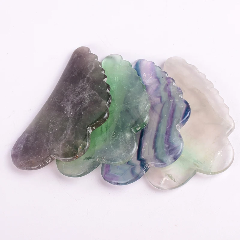 Gua Sha Facial Tool Jade Guasha Massage Scraping for Body Neck Back Point Acupuncture Therapy Treatment