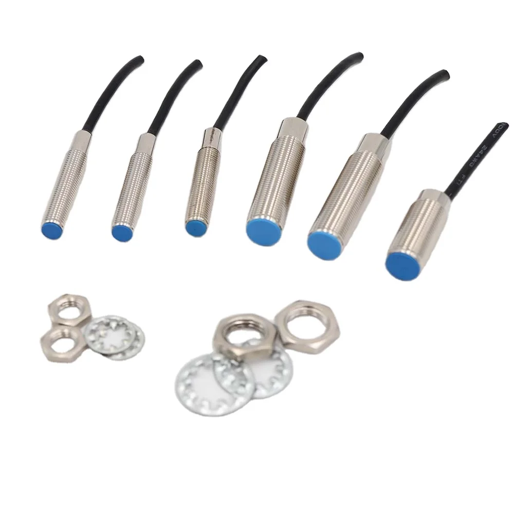 Flush type M12 NPN DC 3wire inductive proximity sensor/proximity switch