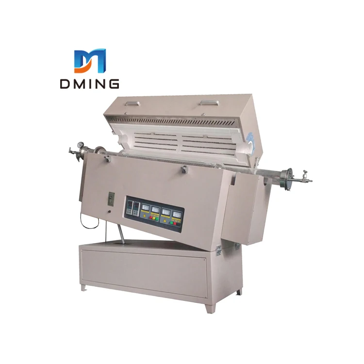 Vacuum  high temperature 1200 degrees Rotary Tube Furnace  small tube furnace