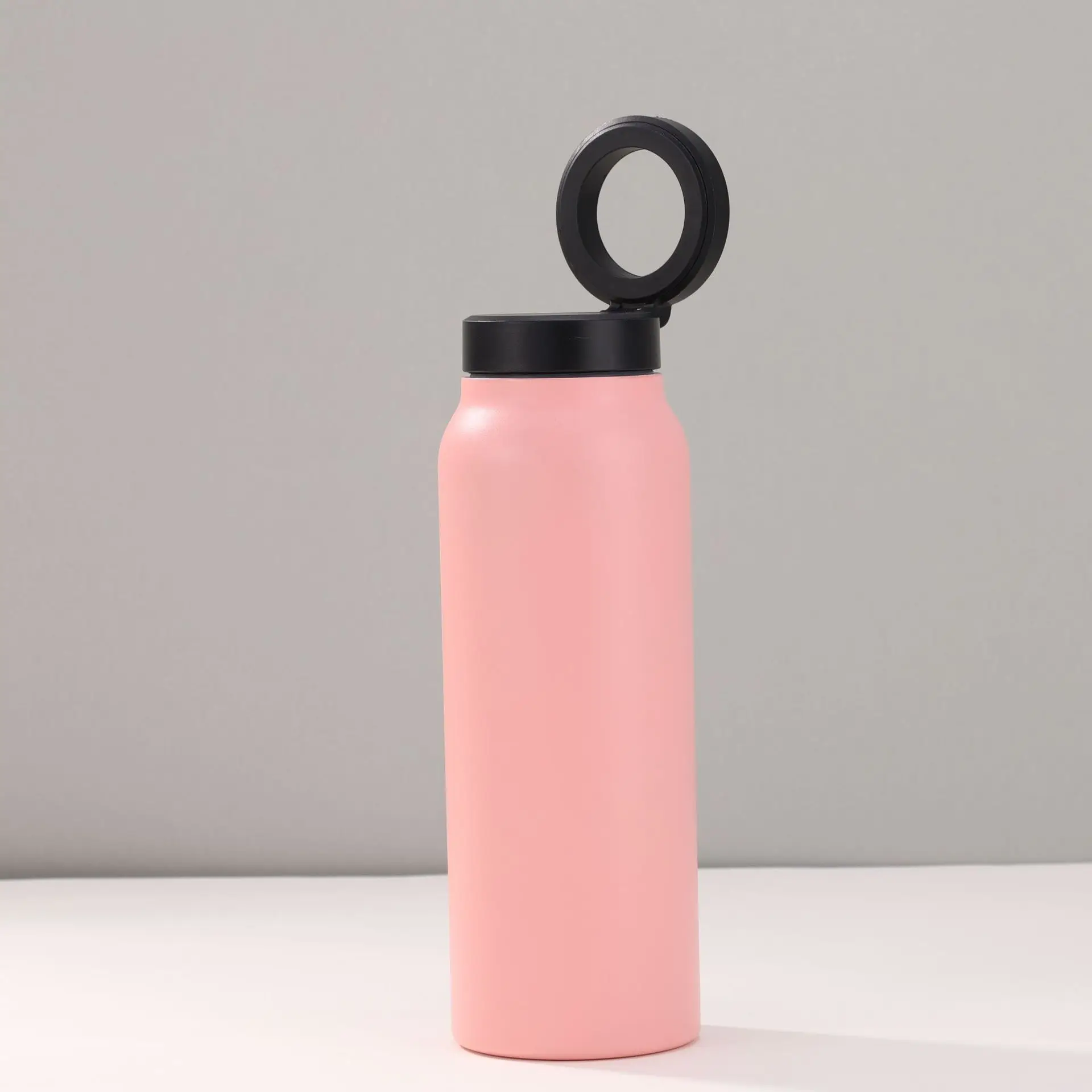 Amazons Hot Selling 2024 Magnetic Phone Holder Insulated Vacuum Drinking Water Bottle Drinks Cups With Straws