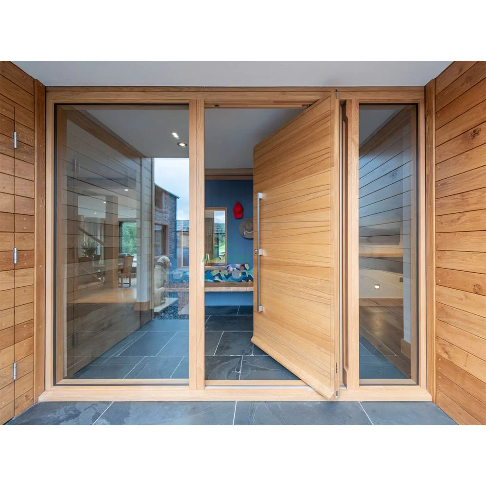 Anda Residential Commercial Cast Aluminum Exterior Door Secure Main Entrance Front Door Design