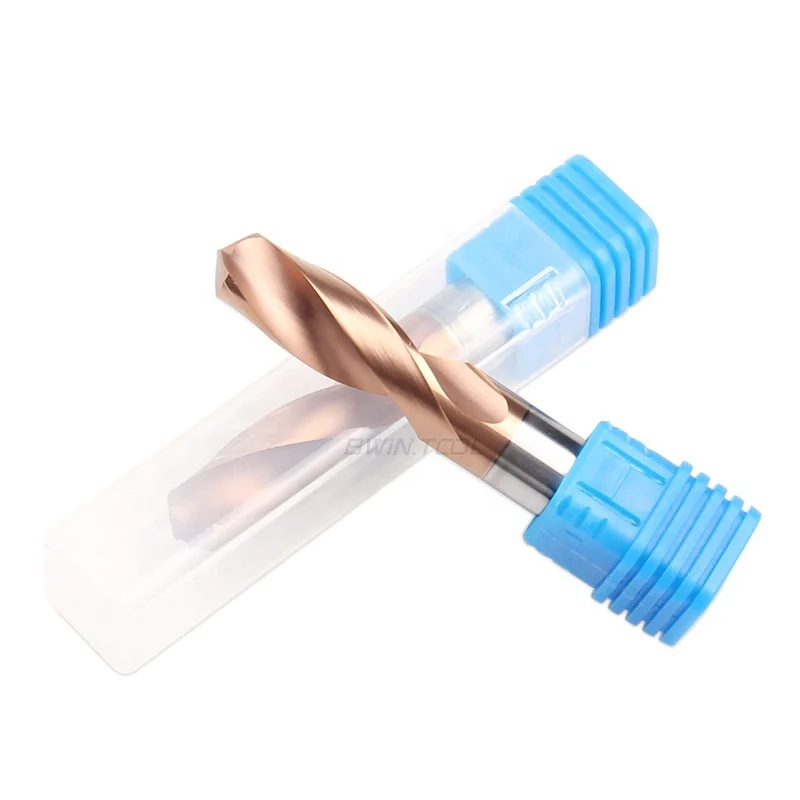 BWIN OEM factory HRC55 tungsten steel bit integral alloy bit super hard coating twist bit 1.0-13mm