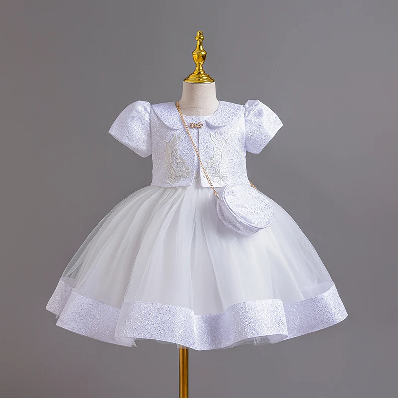 R181   Kids Clothing Children Latest Dress New Frock Ready Made Pageant 5 Years Girl Birthday Dress