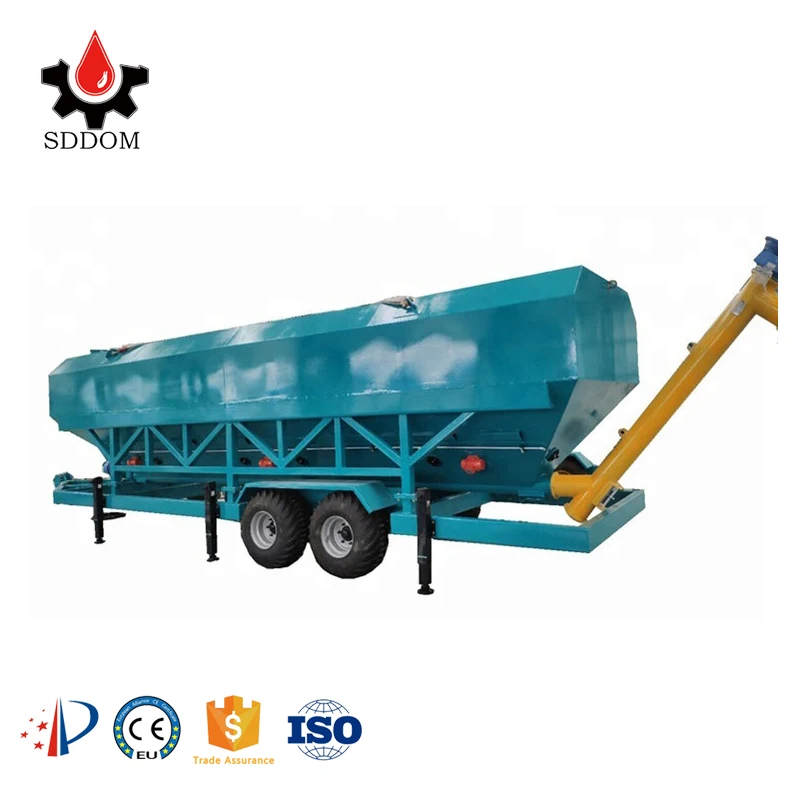 Ready mix concrete plant mobile portable steel bulk 35 ton small cement silo for cement storage