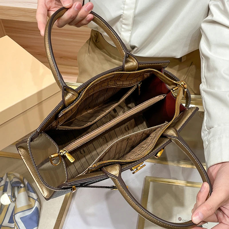 Fashion Luxury Pu Leather Ladies Shoulder Bag Designer Crossbody Messenger Bags High Quality Womens Handbag Glamor