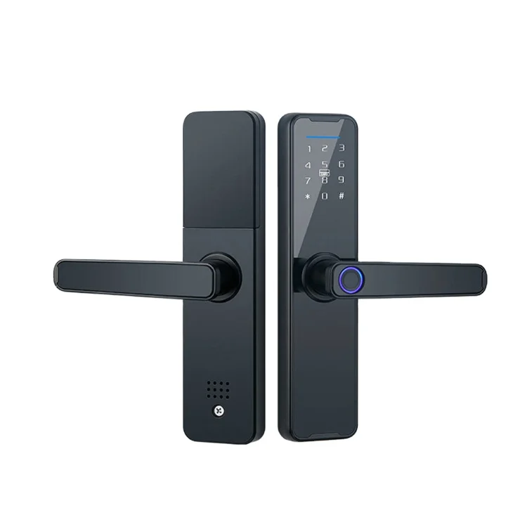 Hot Sale Biometric Fingerprint Smart Lock Tuya App Remote Unlocking IC Card Digital Password Keyless Electronic Door Lock
