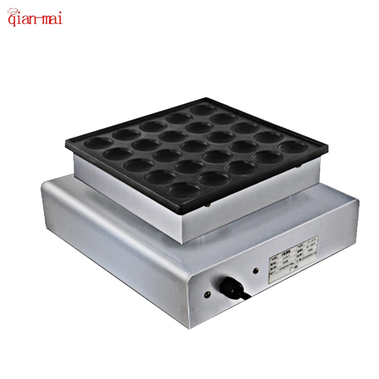 New Design Snack Machines Cast Iron Non-Stick Mini Pancake Maker 25 In 1 Mini Dorayaki Pancake Maker Machine