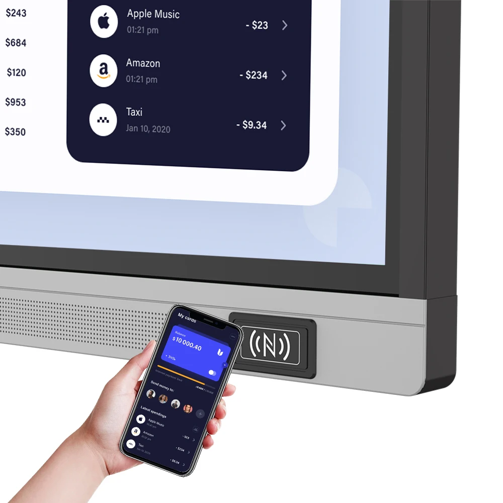 100/110inch big screen lcd touch  interactive whiteboard ODM/OEM portable interactive whiteboard device