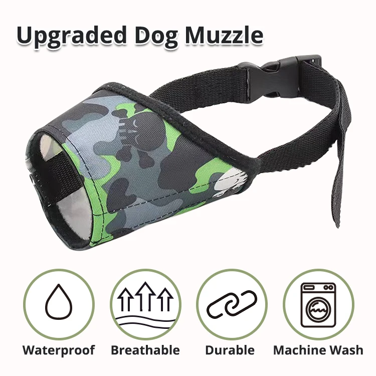 Famicheer BSCI Custom Logo Adjustable Quick Release Dog Friendly Muzzle Dog Cover for Mouth