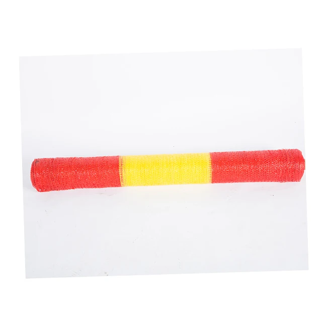 HDPE 2 красный + 1 желтый пластиковый предупреждающий сетчатый забор сетка