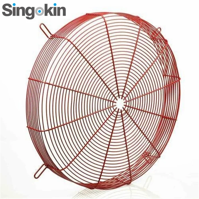 custom fan protection iron steel grid cooling fan metal wire guard