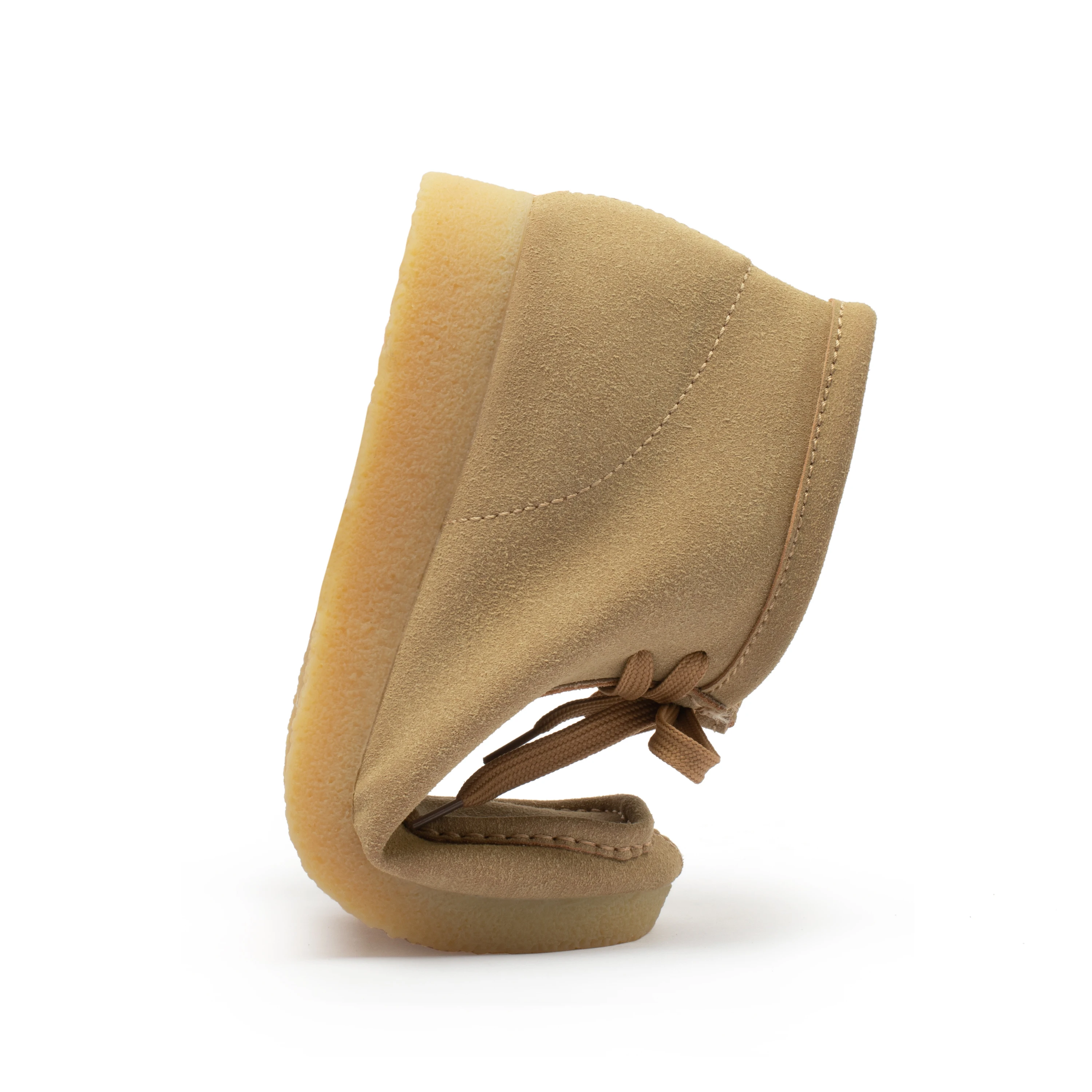 2022 Women Men Suede Genuine Leather Lace-Ups Moccasin Ankle  Wedges Platform Wallabee Boots